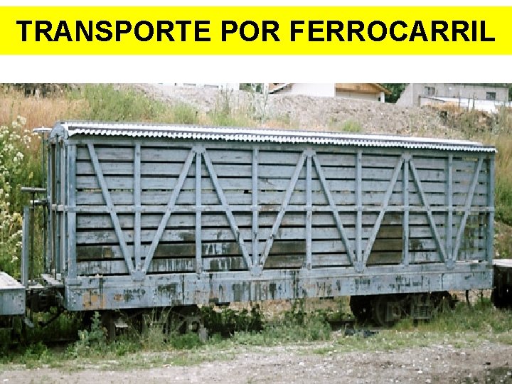 TRANSPORTE POR FERROCARRIL TRANSPORTE POR FERROCARRIL