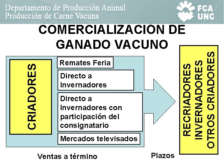 RECRIADORES INVERNADORES OTROS CRIADORES COMERCIALIZACIÓN DE GANADO VACUNO Remates Feria Directo a Invernadores con RECRIADORES INVERNADORES OTROS CRIADORES COMERCIALIZACIÓN DE GANADO VACUNO Remates Feria Directo a Invernadores con