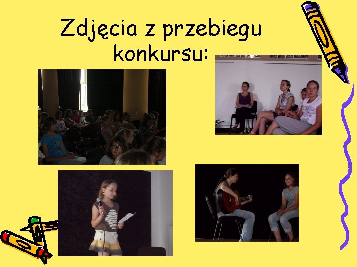 Zdjęcia z przebiegu konkursu: 