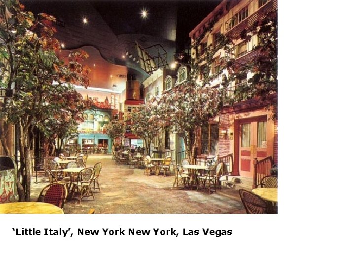 ‘Little Italy’, New York, Las Vegas 