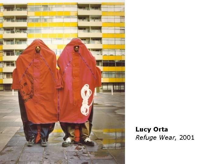 Lucy Orta Refuge Wear, 2001 