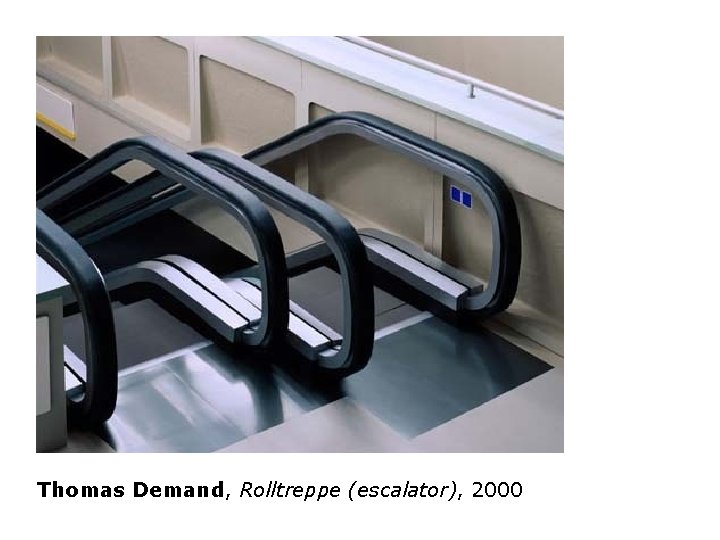 Thomas Demand, Rolltreppe (escalator), 2000 