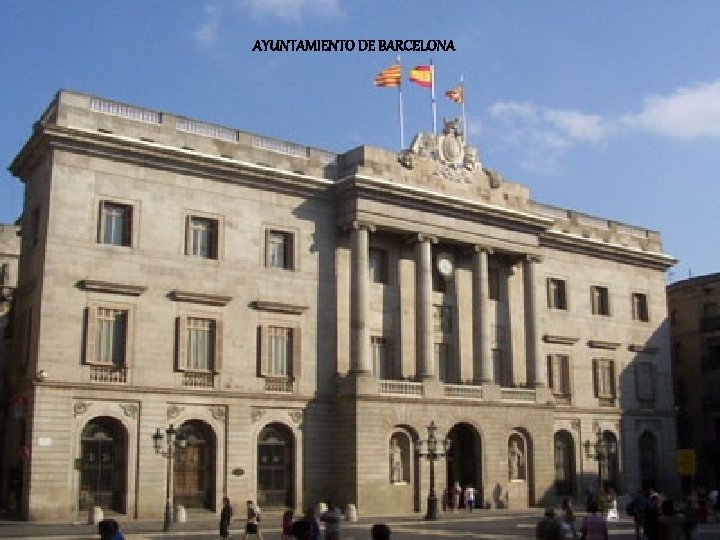 AYUNTAMIENTO DE BARCELONA 
