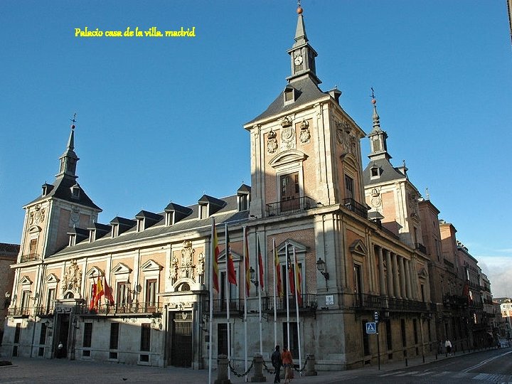 Palacio casa de la villa. madrid 