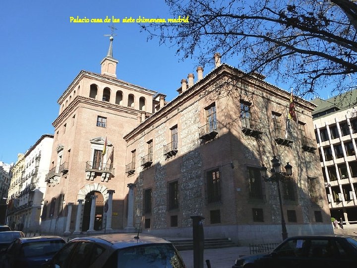 Palacio casa de las siete chimeneas. madrid 