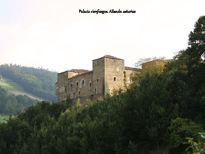 Palacio cienfuegos. Allande. asturias 