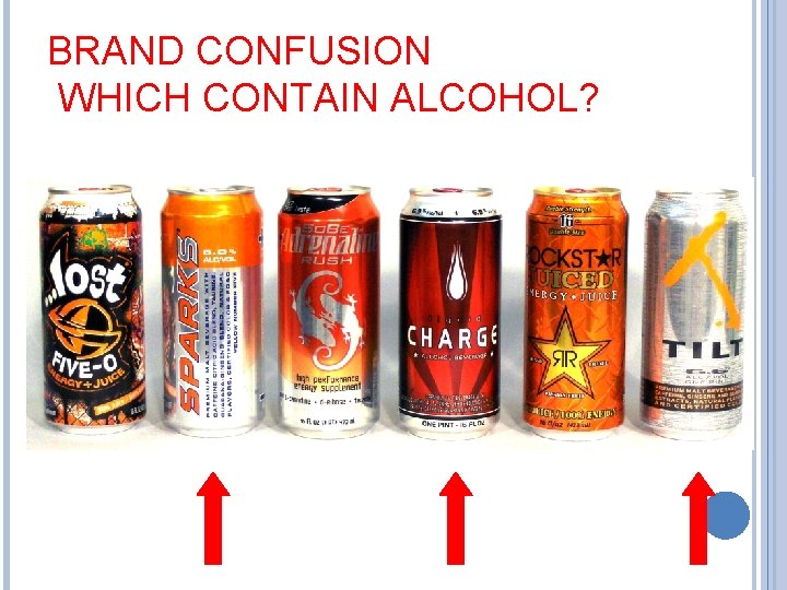 BRAND CONFUSION WHICH CONTAIN ALCOHOL? 