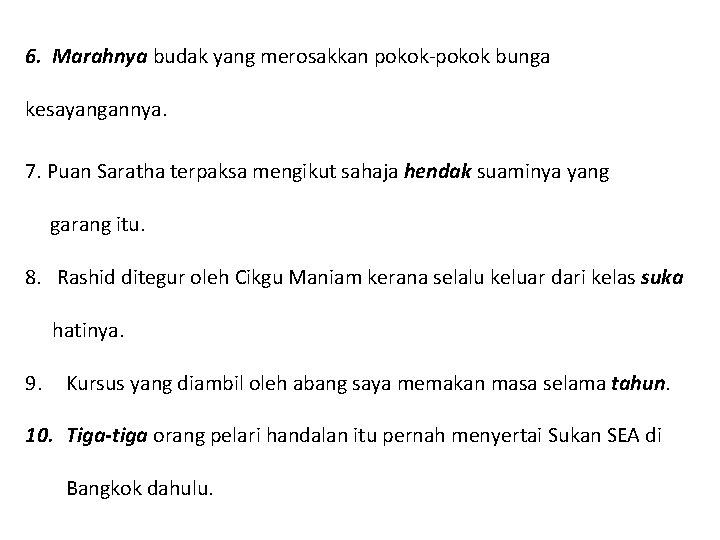 Tatabahasa 11 Imbuhan Awalan Ber Penggunaan Contoh Menunjukkan