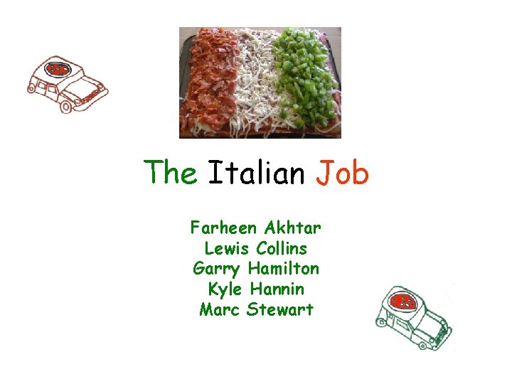 The Italian Job Farheen Akhtar Lewis Collins Garry Hamilton Kyle Hannin Marc Stewart 