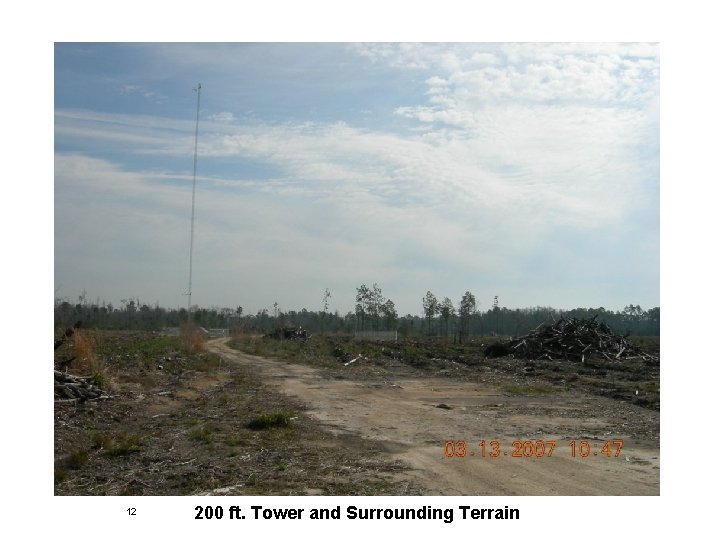 12 200 ft. Tower and Surrounding Terrain 12 200 ft. Tower and Surrounding Terrain