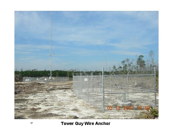17 Tower Guy Wire Anchor 17 Tower Guy Wire Anchor