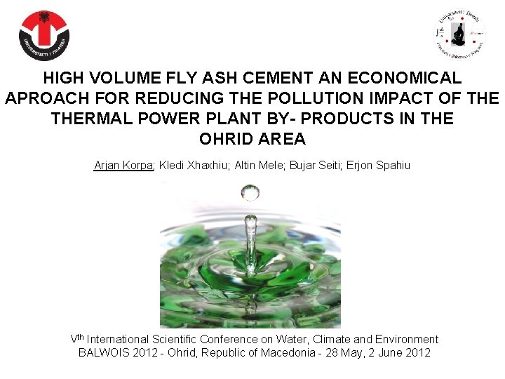 HIGH VOLUME FLY ASH CEMENT AN ECONOMICAL APROACH FOR REDUCING THE POLLUTION IMPACT OF