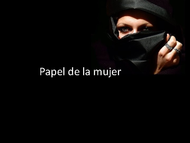 Papel de la mujer 