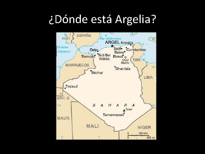 ¿Dónde está Argelia? 