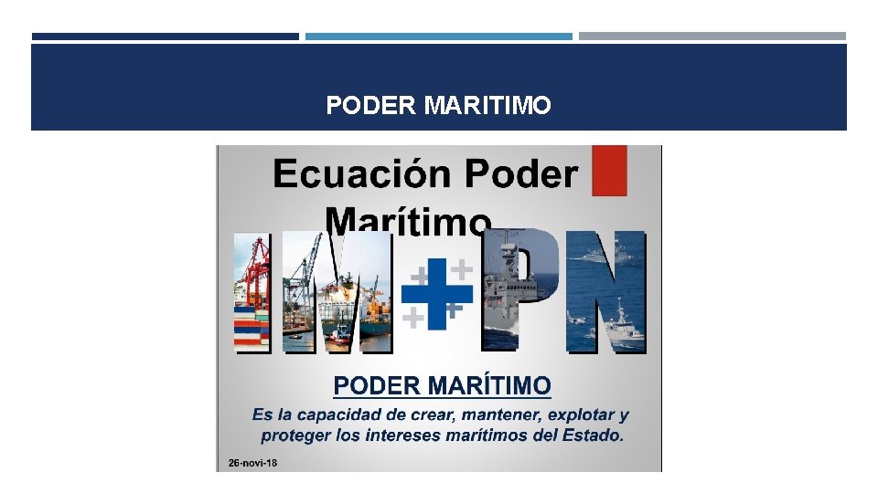 PODER MARITIMO 