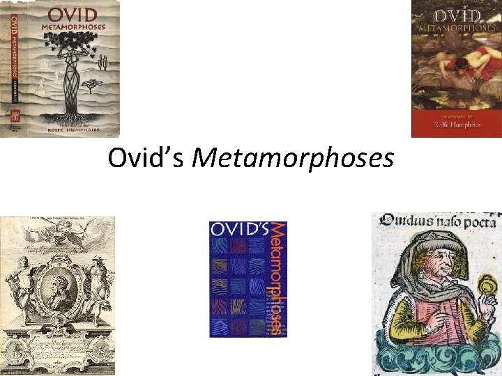 Ovid’s Metamorphoses 