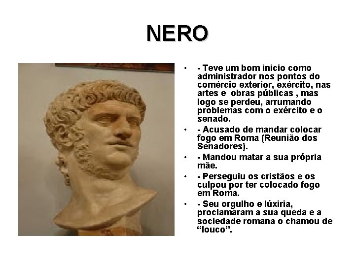 NERO • • • - Teve um bom inicio como administrador nos pontos do