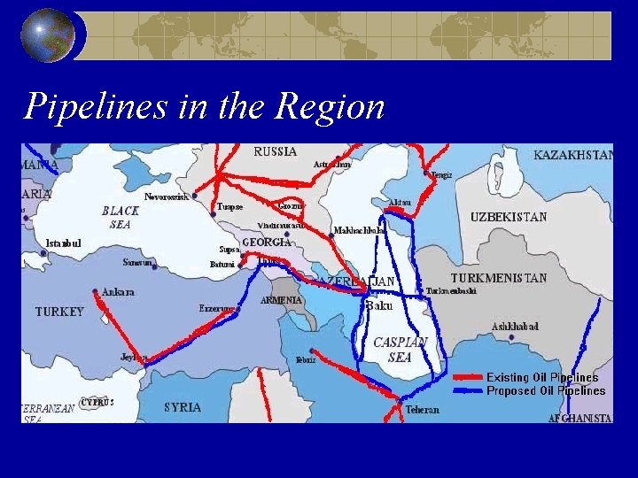 Pipelines in the Region 