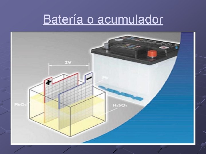 Batería o acumulador 