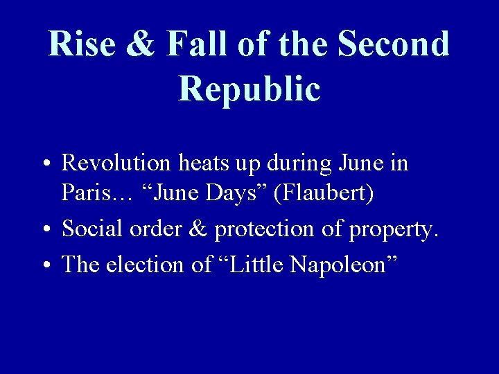 Rise & Fall of the Second Republic • Revolution heats up during June in
