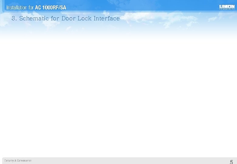 3. Schematic for Door Lock Interface 3. Schematic for Door Lock Interface
