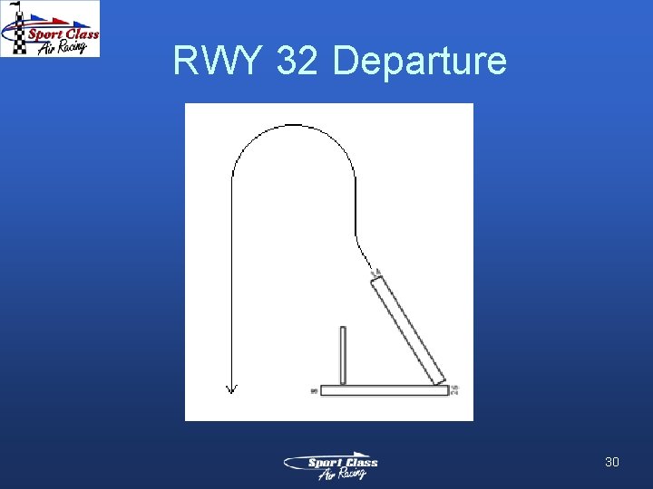RWY 32 Departure 30 RWY 32 Departure 30