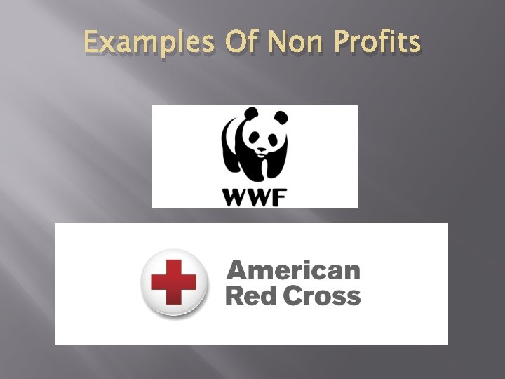 Examples Of Non Profits 