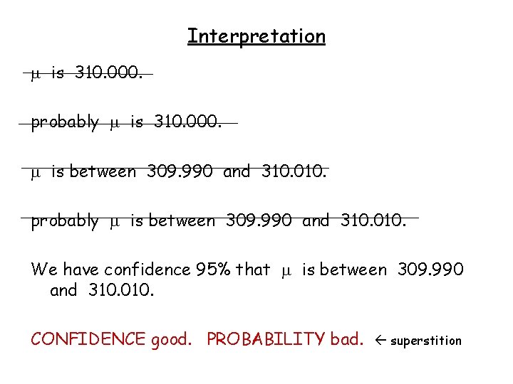 Interpretation is 310. 000. probably is 310. 000. is between 309. 990 and 310.