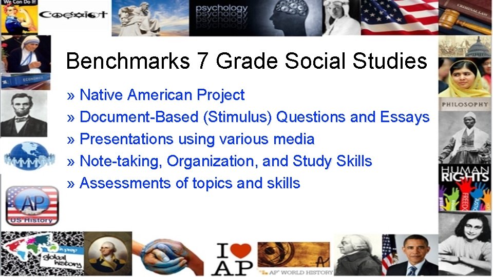 Benchmarks 7 Grade Social Studies » Native American Project » Document-Based (Stimulus) Questions and