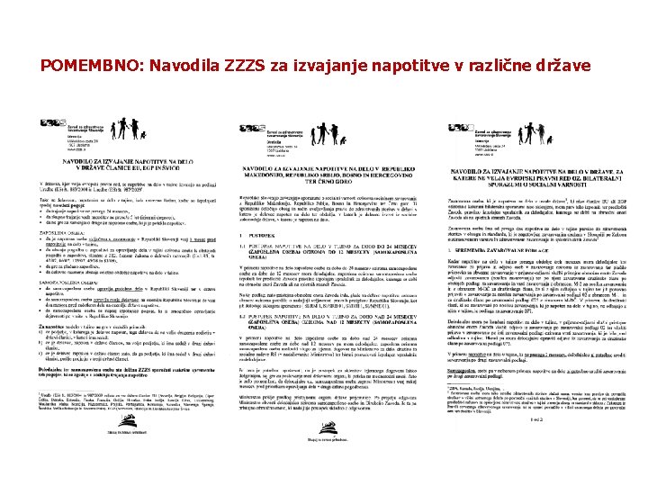 POMEMBNO: Navodila ZZZS za izvajanje napotitve v različne države 