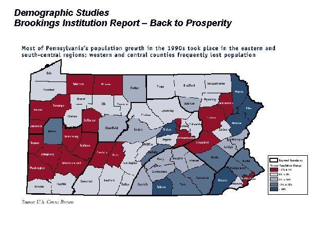 Demographic Studies Brookings Institution Report – Back to Prosperity 