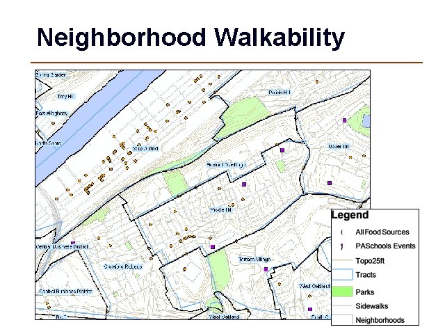 Neighborhood Walkability 