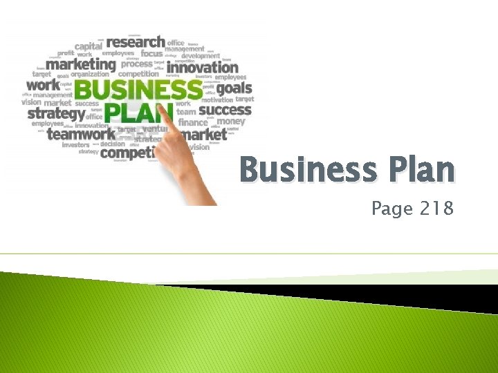 Business Plan Page 218 