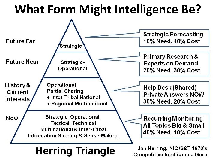 What Form Might Intelligence Be? 
