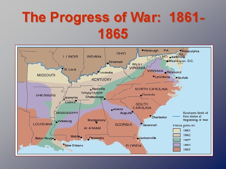 The Progress of War: 18611865 