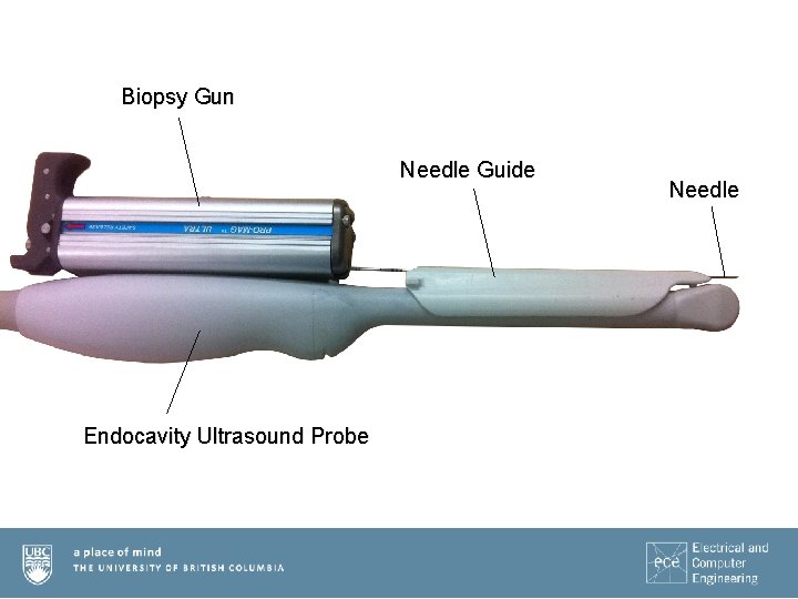 Biopsy Gun Needle Guide Endocavity Ultrasound Probe Needle 