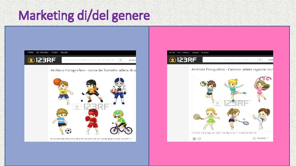 Marketing di/del genere 