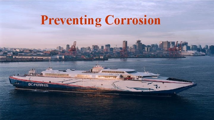 Preventing Corrosion 