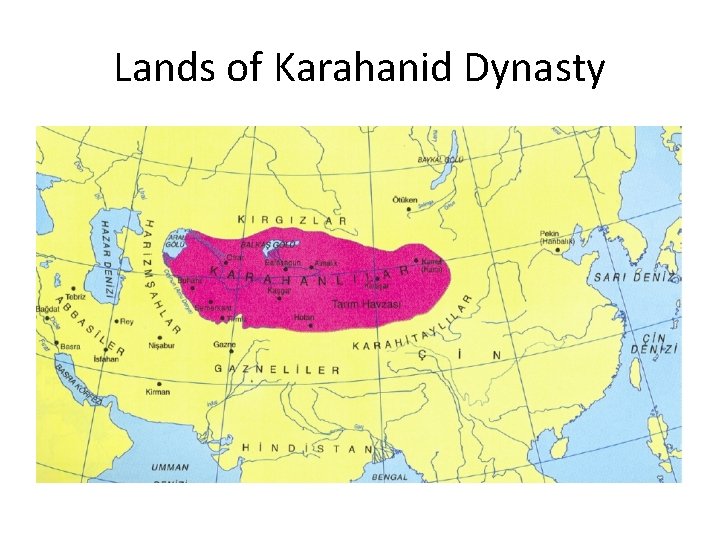 Lands of Karahanid Dynasty 