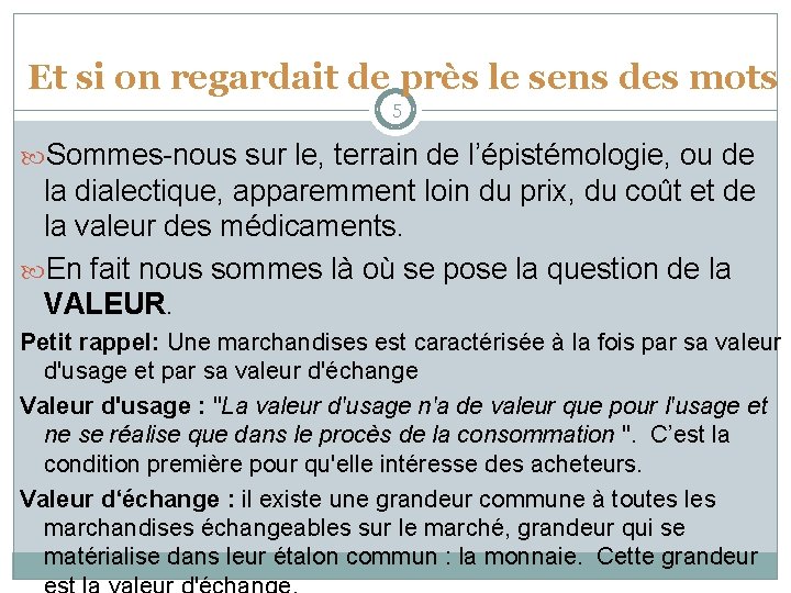 Et si on regardait de près le sens des mots 5 Sommes-nous sur le,