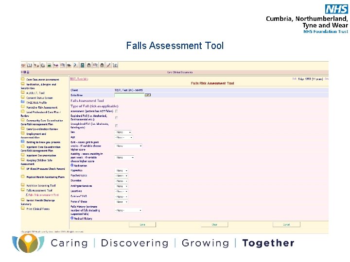 Falls Assessment Tool 