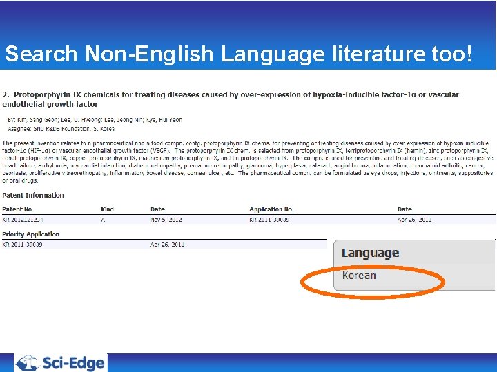 Search Non-English Language literature too! Search Non-English Language literature too!