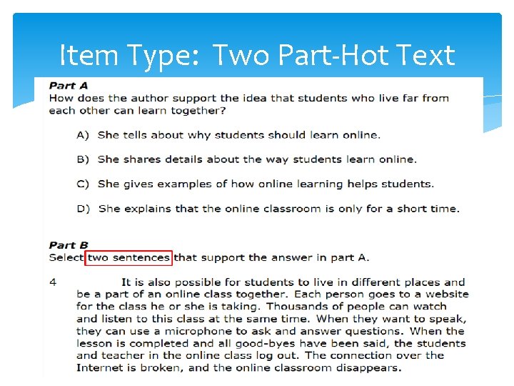 Item Type: Two Part-Hot Text Item Type: Two Part-Hot Text