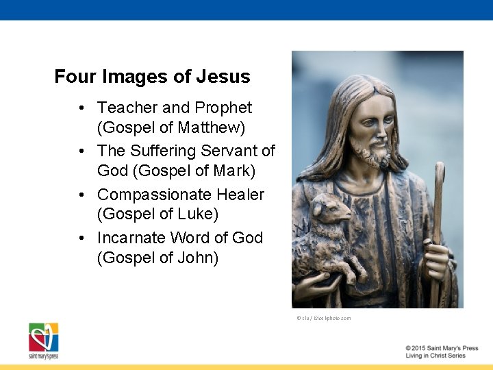 Four Images of Jesus • Teacher and Prophet (Gospel of Matthew) • The Suffering