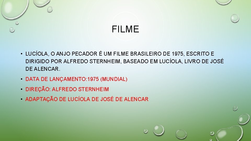 FILME • LUCÍOLA, O ANJO PECADOR É UM FILME BRASILEIRO DE 1975, ESCRITO E FILME • LUCÍOLA, O ANJO PECADOR É UM FILME BRASILEIRO DE 1975, ESCRITO E