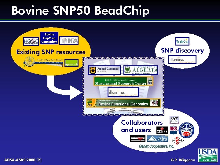 Bovine SNP 50 Bead. Chip Bovine Hap. Map Consortium Existing SNP resources SNP discovery