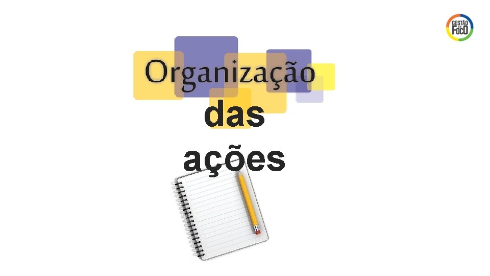 das ações 