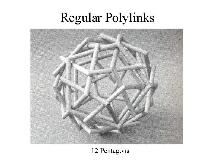 Regular Polylinks 12 Pentagons 