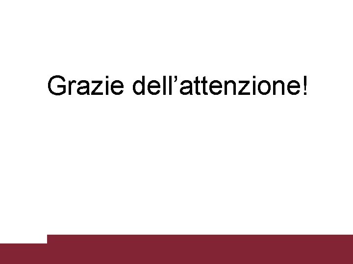 Grazie dell’attenzione! Titolo Presentazione 03/11/2020 Pagina 23 