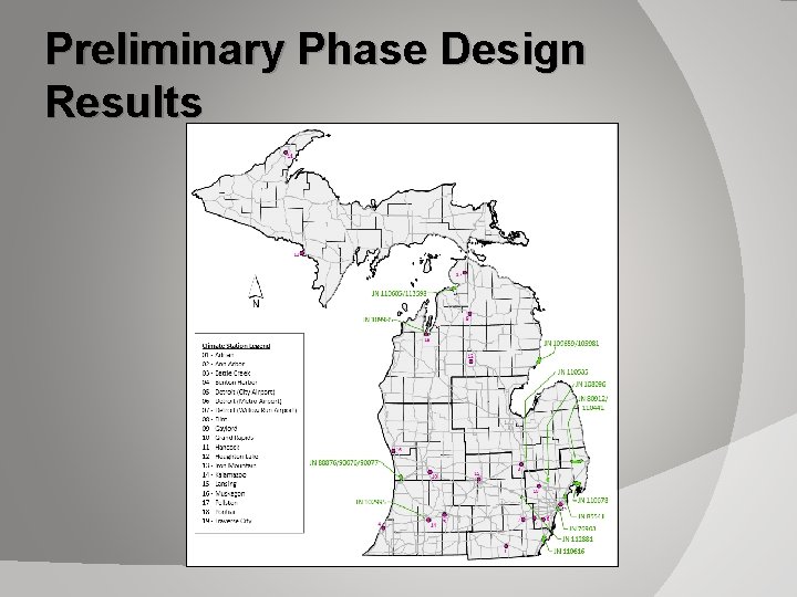 Preliminary Phase Design Results 